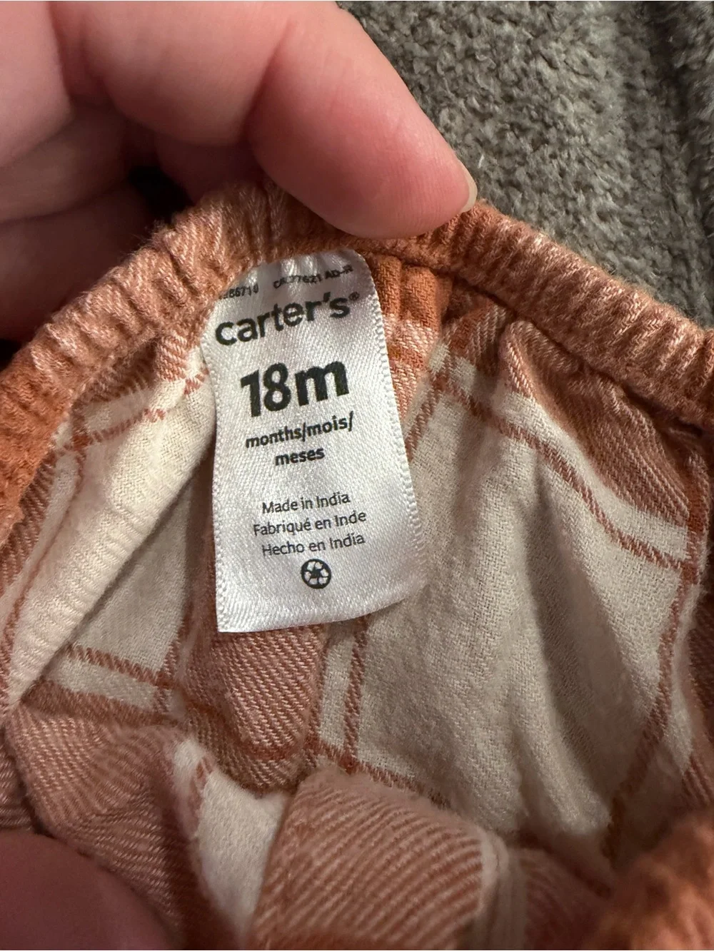 OshKosh B'gosh Cream and Gray Sherpa-Lined Jacket